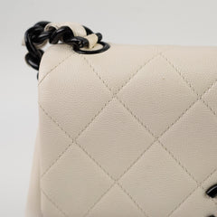 Chanel Caviar Everything Flap White 31 Series