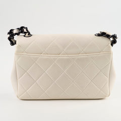 Chanel Caviar Everything Flap White 31 Series