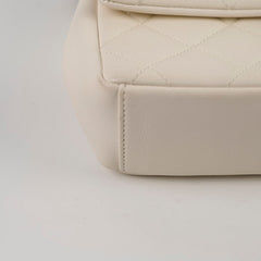 Chanel Caviar Everything Flap White 31 Series