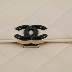 Chanel Caviar Everything Flap White 31 Series