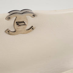 Chanel Caviar Everything Flap White 31 Series