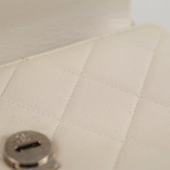 Chanel Caviar Everything Flap White 31 Series
