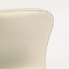 Chanel Top Handle Iridescent Pearl Flap Microchipped