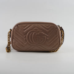 Gucci Marmont Camera Bag Dusty Pink