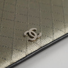 Chanel Metallic Long Wallet