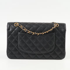 Chanel Classic Caviar Medium M/L Flap Black 26 Series