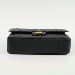 Chanel Classic Caviar Medium M/L Flap Black 26 Series