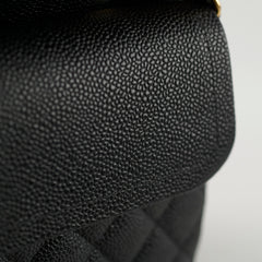 Chanel Classic Caviar Medium M/L Flap Black 26 Series