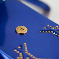 Christian Dior Vertical Diorama Metallic Blue