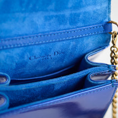 Christian Dior Vertical Diorama Metallic Blue
