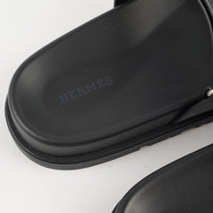 Hermes Men's Chypre Sandals Noir Size 42