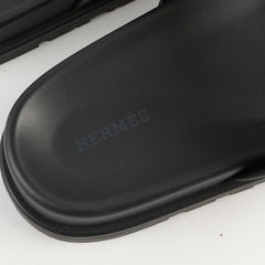 Hermes Men's Chypre Sandals Noir Size 42
