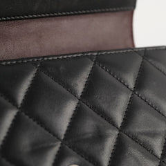 Chanel Lambskin Long Wallet Black
