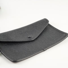 Chanel Perforated Drawstring Bucket Bag Blue