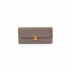 Celine Triompe Wallet Shiny Calfskin Pebble