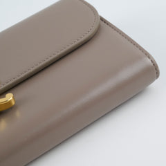 Celine Triompe Wallet Shiny Calfskin Pebble