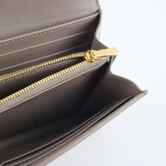 Celine Triompe Wallet Shiny Calfskin Pebble