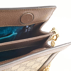 Gucci Ophidia GG Surpreme Shoulder Bag Beige