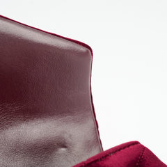 Saint Laurent Velvet Toy Lou Lou Dark Red/Burgundy