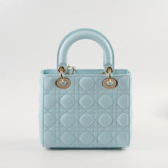 Christian Dior Small Lady Dior ABC Blue