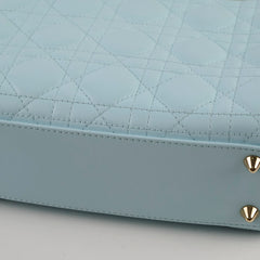 Christian Dior Small Lady Dior ABC Blue