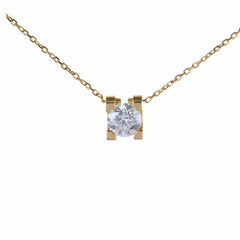 Cartier C De Diamond Necklace 2024 Yellow Gold