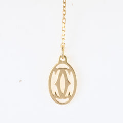 Cartier C De Diamond Necklace 2024 Yellow Gold