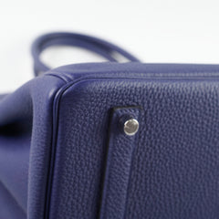 Hermes Birkin 35 Togo Bleu Encre PHW 2018