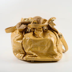 Christian Dior Le Trente Patent Shoulder Bag Beige