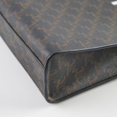 Celine Vertical Cabas Canvas Tote Brown