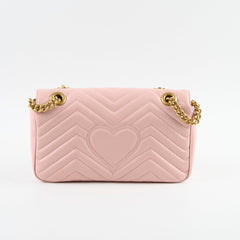 Gucci Pink Small Marmont Bag