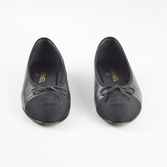 Chanel Ballet Flats Black Size 37.5