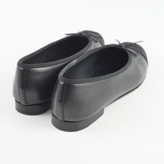 Chanel Ballet Flats Black Size 37.5