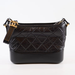 Chanel Small Gabrielle Quilted Black