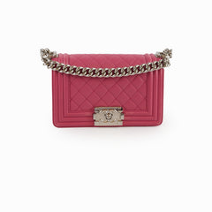 Chanel Small Red Boy Bag