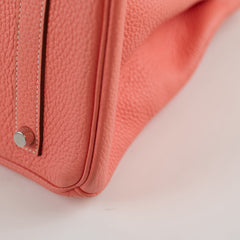 Hermès Birkin 35 Crevette Clemence Q Square Stamp