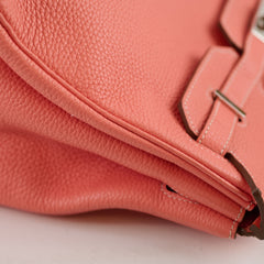 Hermès Birkin 35 Crevette Clemence Q Square Stamp