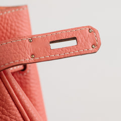 Hermès Birkin 35 Crevette Clemence Q Square Stamp