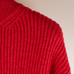 Louis Vuitton Wool Jumper Red Size M