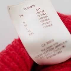 Louis Vuitton Wool Jumper Red Size M