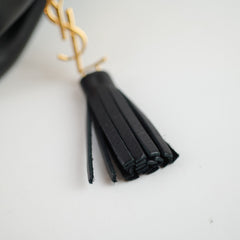 Saint Laurent Mini Bourse Bucket Bag Star and Moon Black