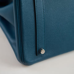 Hermès Hermes Birkin 35 Colvert PHW Q Square Stamp 2013