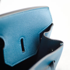 Hermès Hermes Birkin 35 Colvert PHW Q Square Stamp 2013