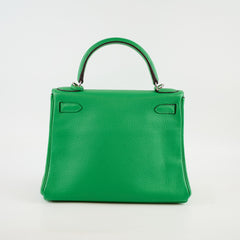 Hermès Hermes Kelly 28 Togo Bamboo PHW R Square Stamp
