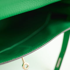 Hermès Hermes Kelly 28 Togo Bamboo PHW R Square Stamp