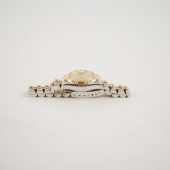 Rolex Lady Datejust 69173G 26mm Watch Egraved Computer with Diamond Dial