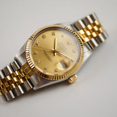 Rolex DATEJUST 36mm 16013G Two Tone Watch