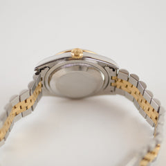 Rolex Datejust 36mm 16233G Two Tone Watch with Diamond Dial