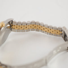 Rolex Datejust 36mm 16233G Two Tone Watch with Diamond Dial