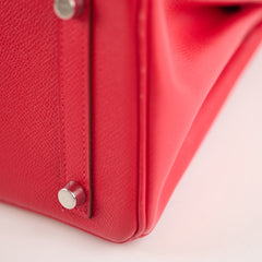 Hermès Hermes Birkin 25 Bougainvillea PHW N Square Stamp 2010